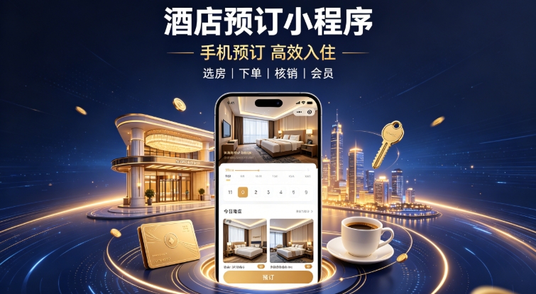 酒店自营预订小程序定制开发实战案例｜ABpay钱包本地门店私域小程序开发运营全解析